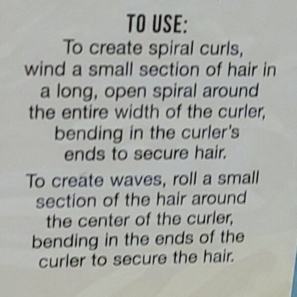 CONAIR SPIRAL ROLLERS | FLEXIBLE CURLERS FOR LONG HAIR & NO-HEAT WAVES 12 COUNT - Picture 4 of 5